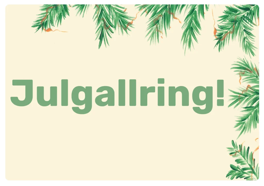 Julgallring